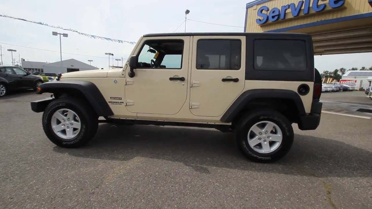 2012 jeep wrangler unlimited sport cl109463 sahara tan clearcoat mt vernon skagit youtube 2012 jeep wrangler unlimited sport