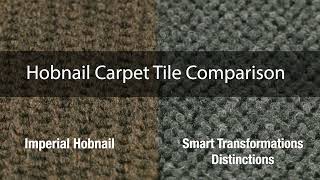 This is a comparison video for the Imperial Hobnail and Smart Transformations Carpet Tiles. These tiles are 24"x 24" and feature a peel-and-stick backing.

They are made with up to 100% recycled purified plastic bottles for an environmentally-friendly option.

Both are suitable for indoor and outdoor use.

Easy DIY Installation

Shop these products:
https://www.greatmats.com/carpet-tiles/foss-imperial-carpet-tiles.php
https://www.greatmats.com/carpet-tiles/foss-distinction-carpet-tiles.php

Call Us 877-822-6622 or visit Greatmats.com for all your specialty flooring needs!

#carpettiles #peelandstick #flooring