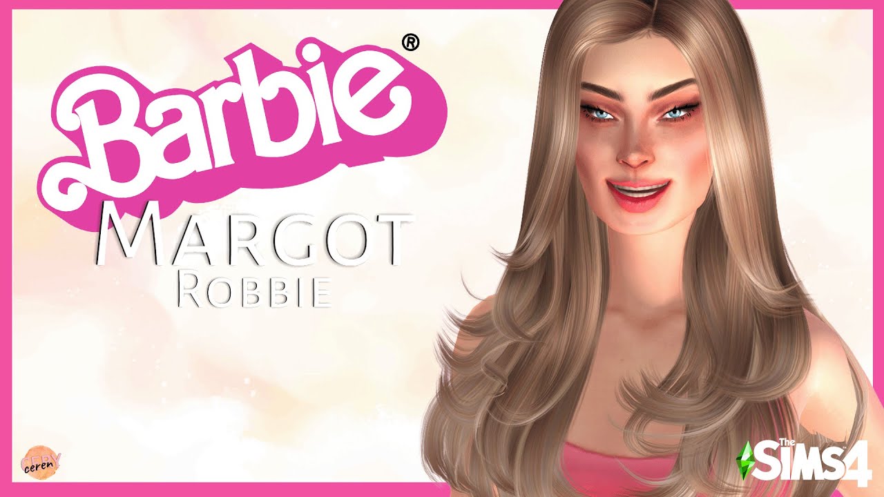 Margot Robbie İnspired - Barbie Sims 4 - Margot Robbie Barbie- Margot ...