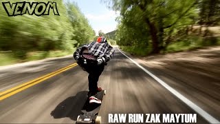 Raw Run: Zak Maytum 70 mph Downhill Longboarding