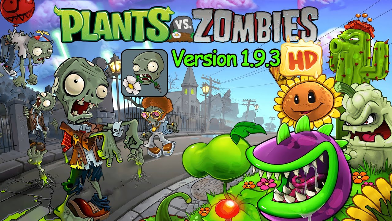 Plants vs. Zombies HD [iPad] [Version 1.9.3] FULL Walkthrough - YouTube