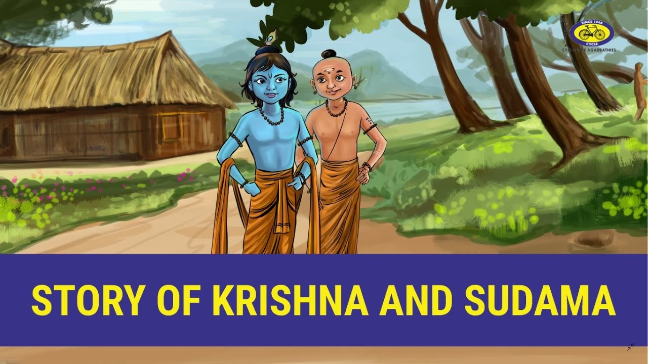 Story of Sri Krishna and Sudhama Animated Video | Kids Stories in ...