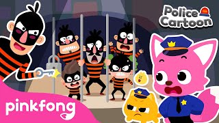 catch the ten thieves at the bank game play pinkfong the police pinkfong official