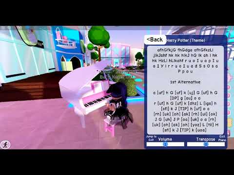 Harry Potter (Theme) | Royale High Piano Versión | Roblox Royale High ...