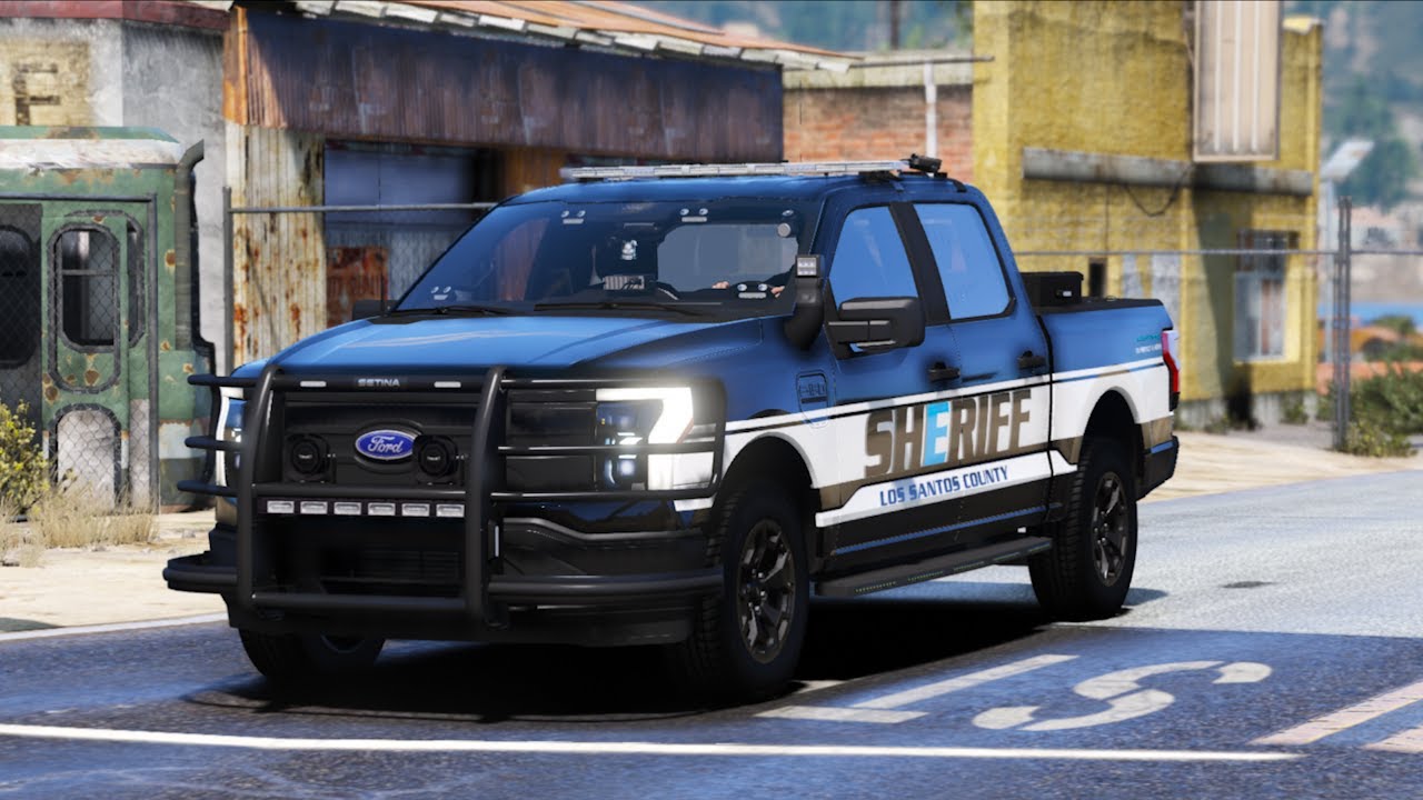 [LSPDFR] ELS 2023 Ford F 150 Lightning - YouTube