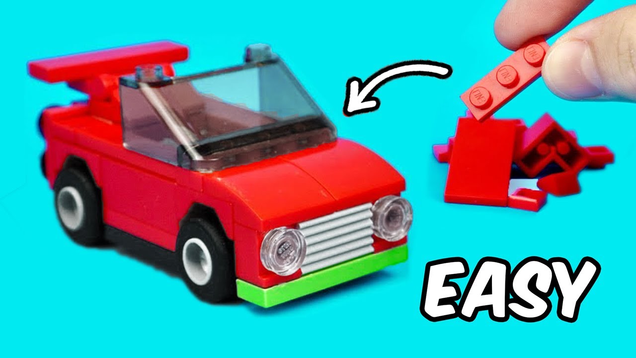 VERY EASY LEGO Sports Car How To Build Tutorial - YouTube