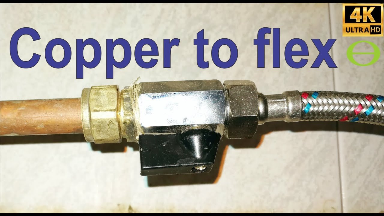 How To Fit Flexible Tap Connector To Copper Pipe - FitnessRetro