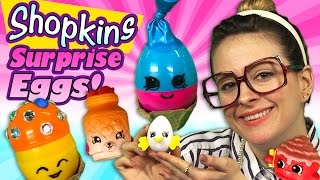 Shopkins Surprise Eggs Craft - June Balloon, Mushy Moo, Egg Chic | Arts & Crafts With Crafty Carol