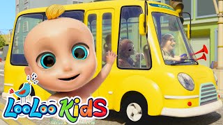 the wheels on the bus fun songs for children looloo kids