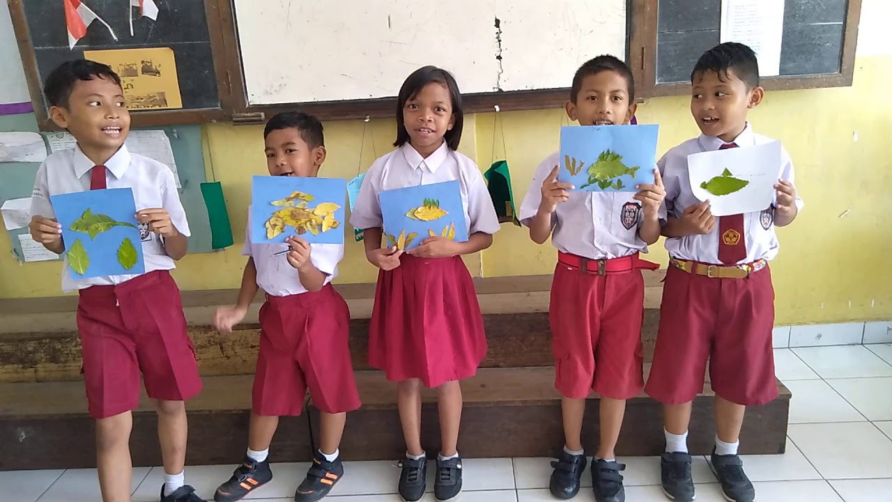 Hasil prakarya  anak  kelas  2 SD  Ujung Pandang YouTube