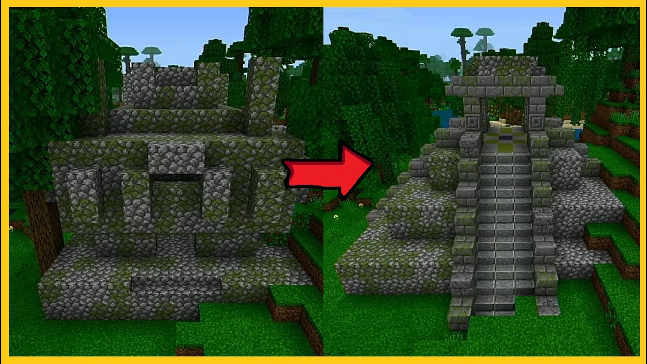 Minecraft Jungle Temple Blueprints