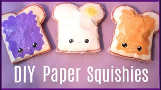 DIY PAPER Squishies! How to make a squishy without foam or puffy paint