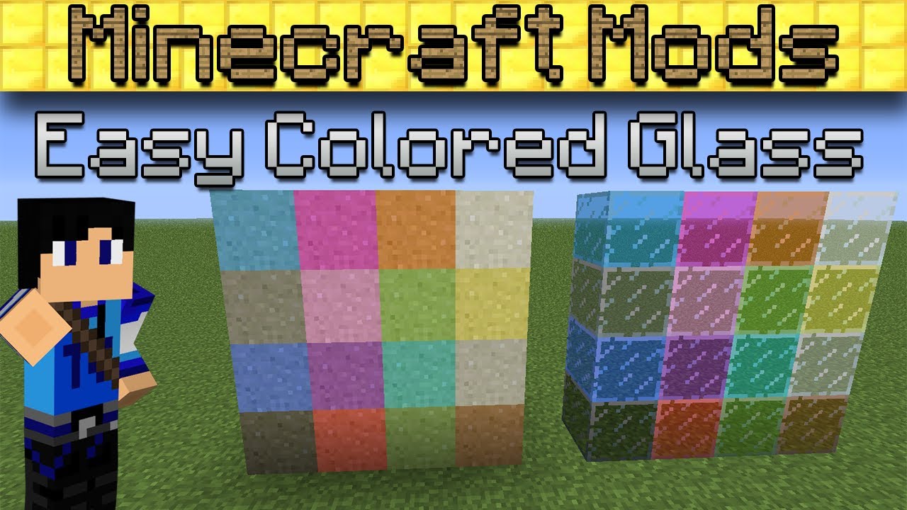 Minecraft Mods Ita 1 6 2 Easy Colored Glass Guida Installazione By Tcreset Youtube