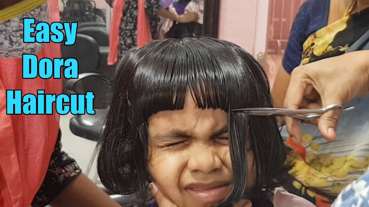 Baby haircut/Dora haircut #dorahaircut #babyhaircut #haircut - YouTube