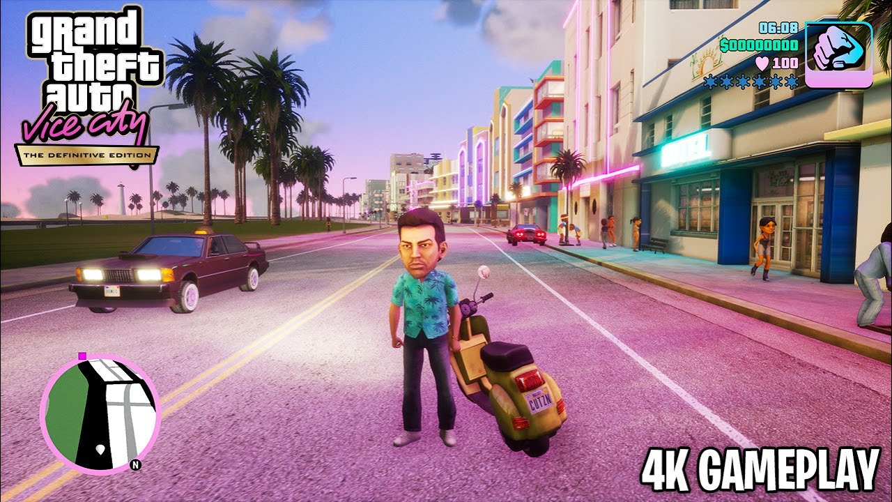 GTA Vice City: The Definitive Edition 4K GAMEPLAY FOOTAGE LIVE! (PC ...