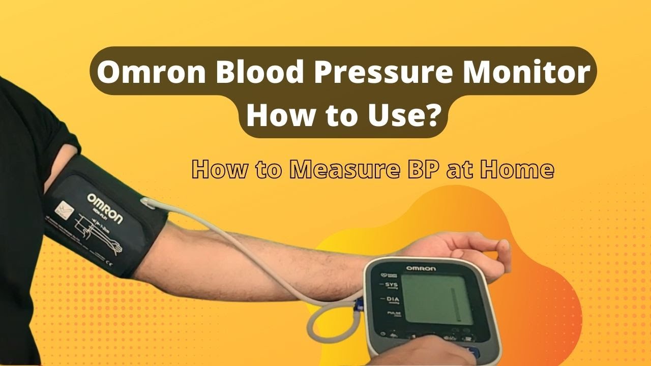 Omron Blood Pressure Monitor Instructions How to Use an Omron Blood