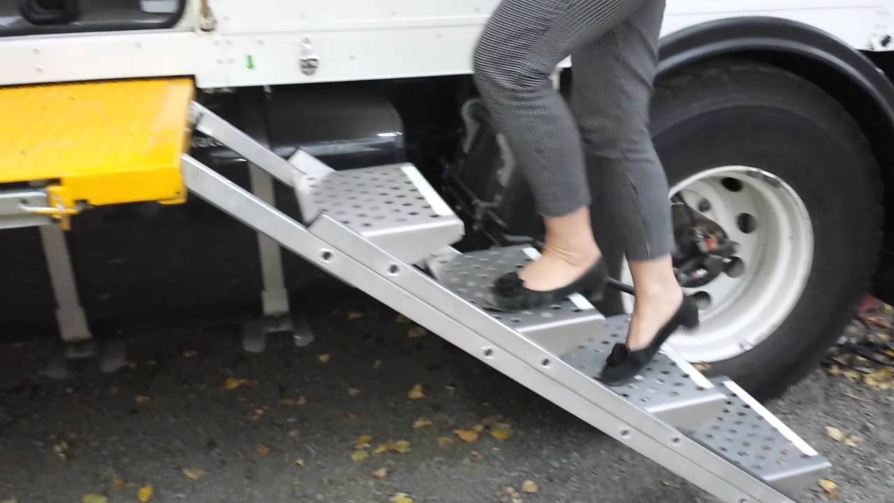 Folding Steps Motorhome