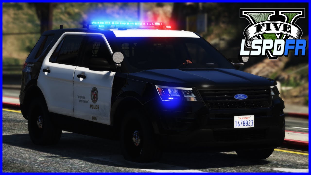 Driving around in LAPD FORD EXPLORER!! LSPDFR - YouTube image.