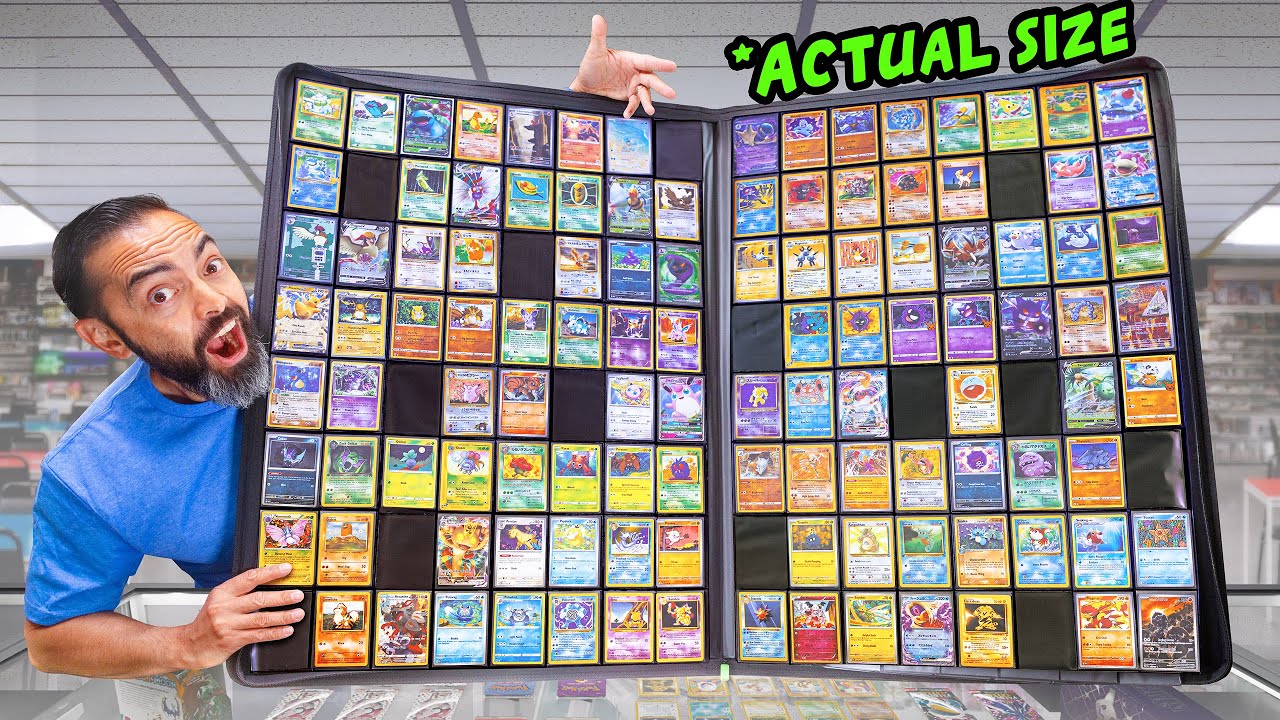 Collect ALL 1,000+ Pokémon in ONE Binder (Pokemon Card Challenge) - YouTube