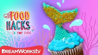 Mermaid Cupcake + Fairytale Princess Hacks! | FOOD HACKS FOR KIDS