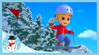 santas ski slope happy holidays wildbrain kids