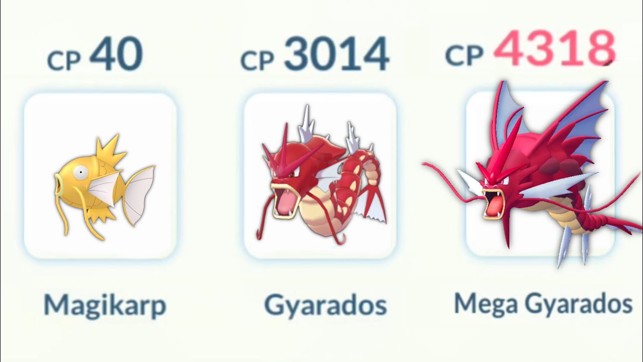 Shiny Gyarados Mega Evolution