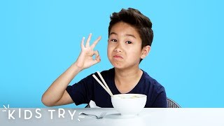 Kids Try Chinese Food from Around the World | Kids Try | HiHo Kids