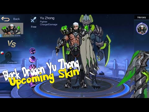 BLACK DRAGON YU ZHONG NEW SKIN MOBILE LEGENDS YU ZHONG NEW UPCOMING ...