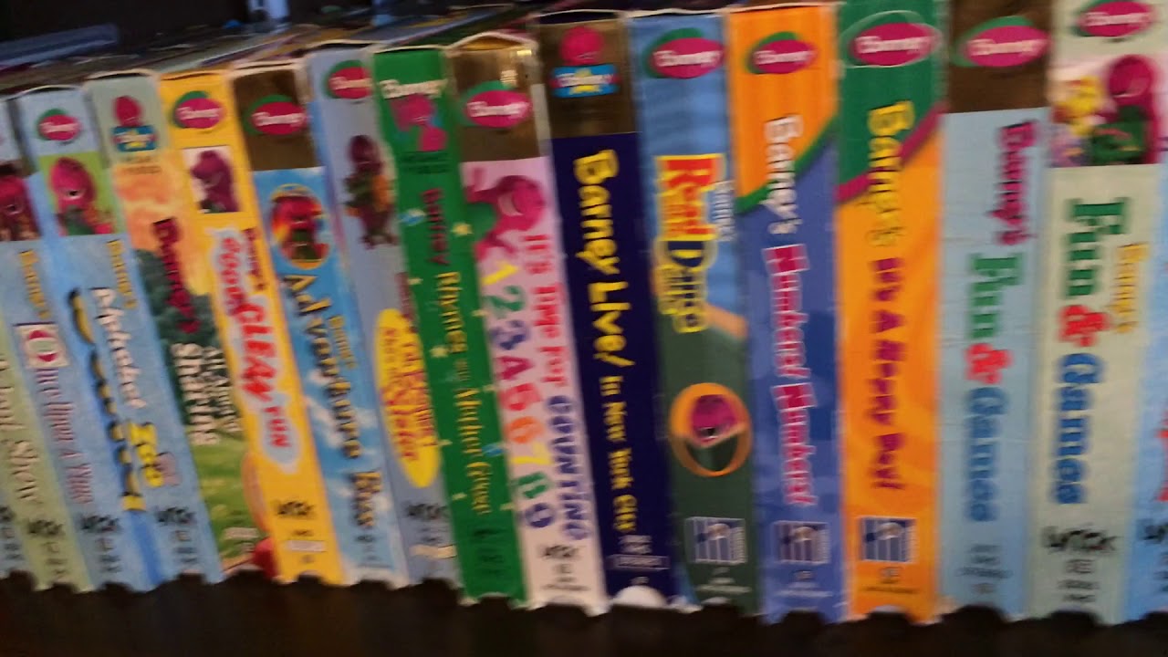 My Barney VHS/DVD Collection Part 1 - YouTube