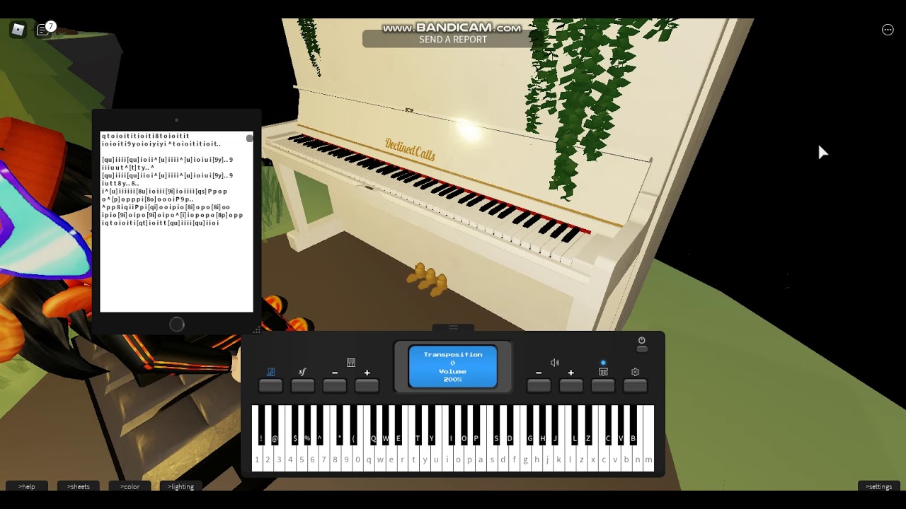 Roblox virtual piano music sheets - ideapolew