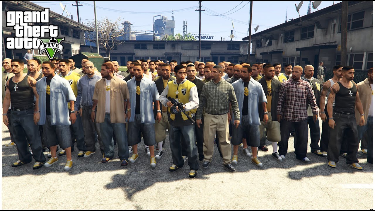 GTA 5 GANG LIFE MOD #70 - BIGGEST GANG TAKEOVER - TAKING OVER THE ...