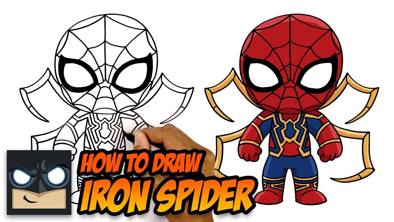 How To Draw Iron Spider | Spiderman Far From Home - YouTube