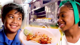 Kids Open Their Own FOOD TRUCKS in Hollywood! | Universal Kids