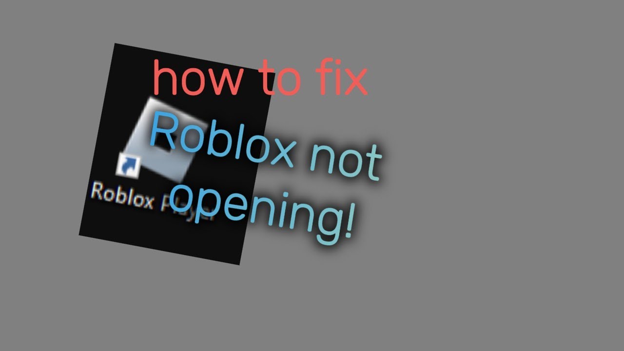 HOW TO FIX ROBLOX NOT OPENING PC | WORKS 2024 - YouTube