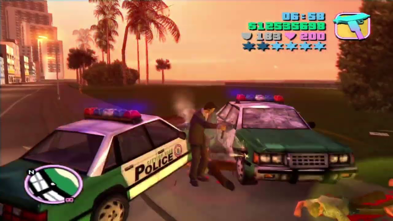 Grand Theft Auto: Vice City Mr Vercetti rampage, Part 2 - YouTube