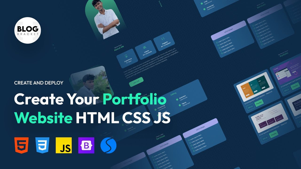 Protfolio Website HTML CSS JavaScript | Deploy on Netlify | Blog ...