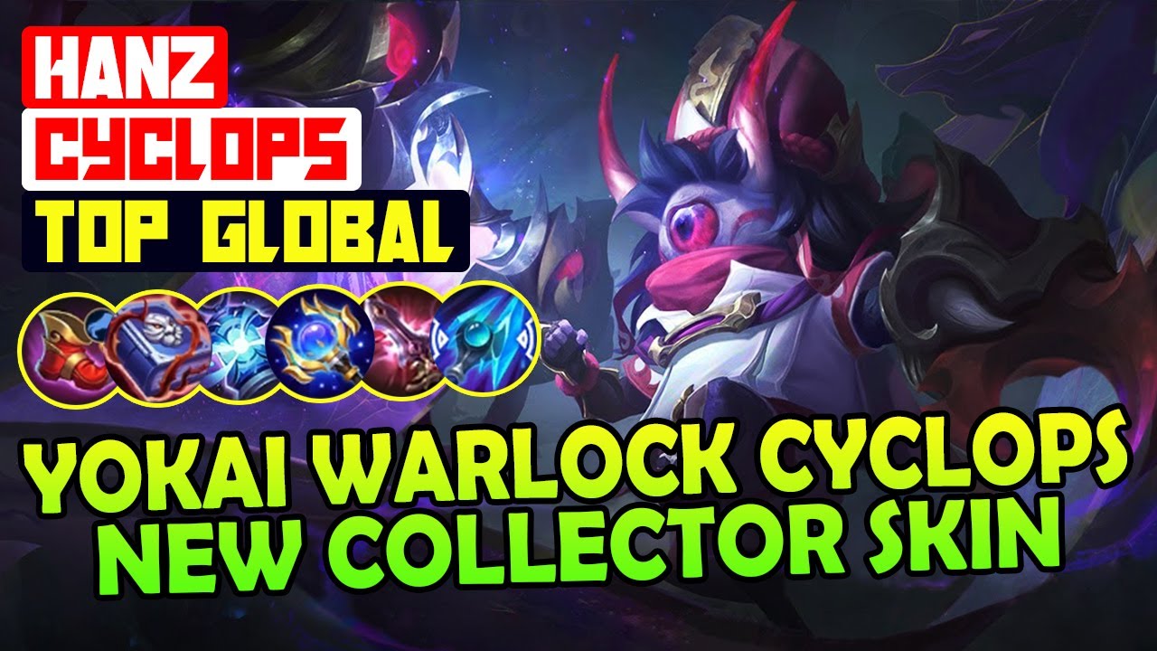 Yokai Warlock Cyclops New COLLECTOR Skin Gameplay - Top Global Cyclops ...