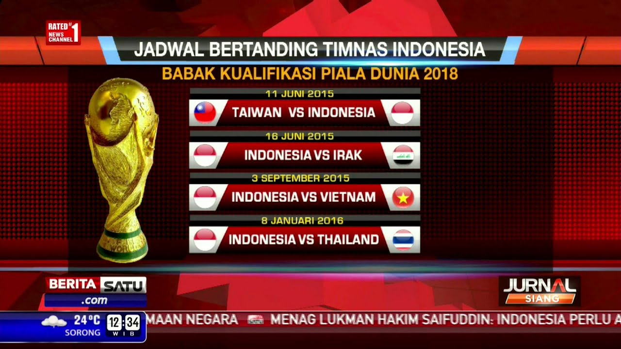 Indonesia Di Grup Neraka Kualifikasi Piala Dunia 2018 YouTube