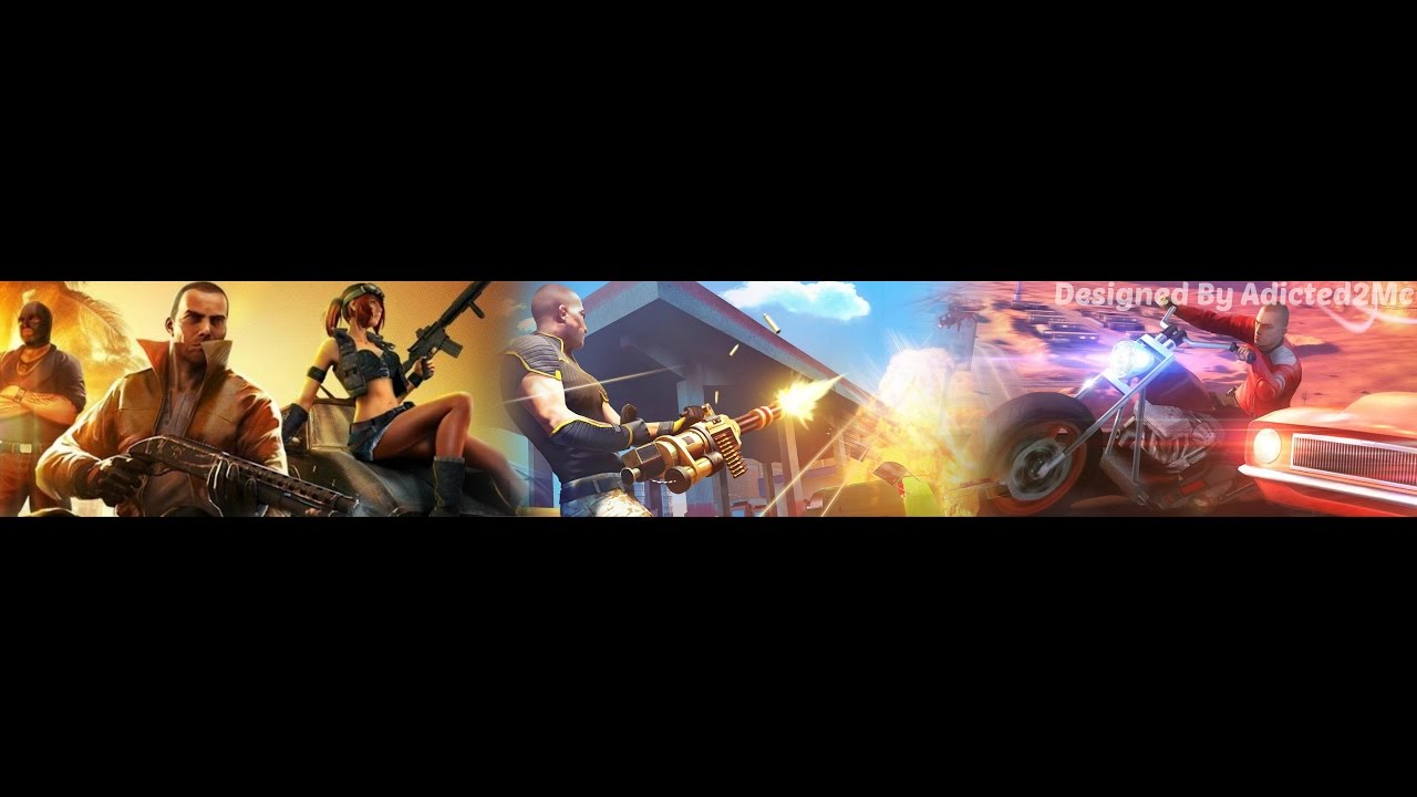 Gangstar Vegas Channel Art Template - YouTube