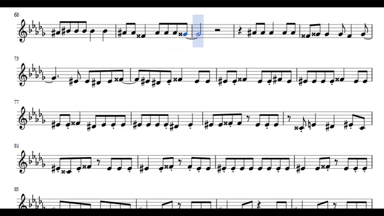 Imagine Dragons Whatever it Takes Alto sax sheet - YouTube