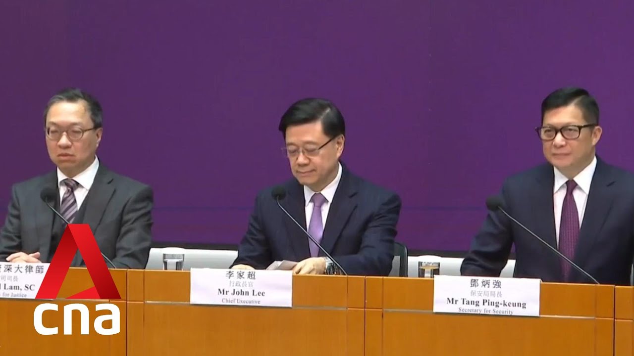 Hong Kong launches public consultation on national security law - YouTube