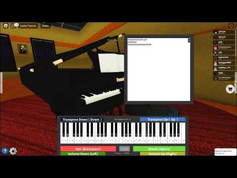 How to sing fallen down in Digital piano (roblox and sheet in desc ...