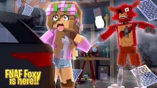 FOXY'S NIGHT OF TERROR ... NIGHT #2 | Minecraft FNAF w/ Little Kelly (Custom Roleplay)