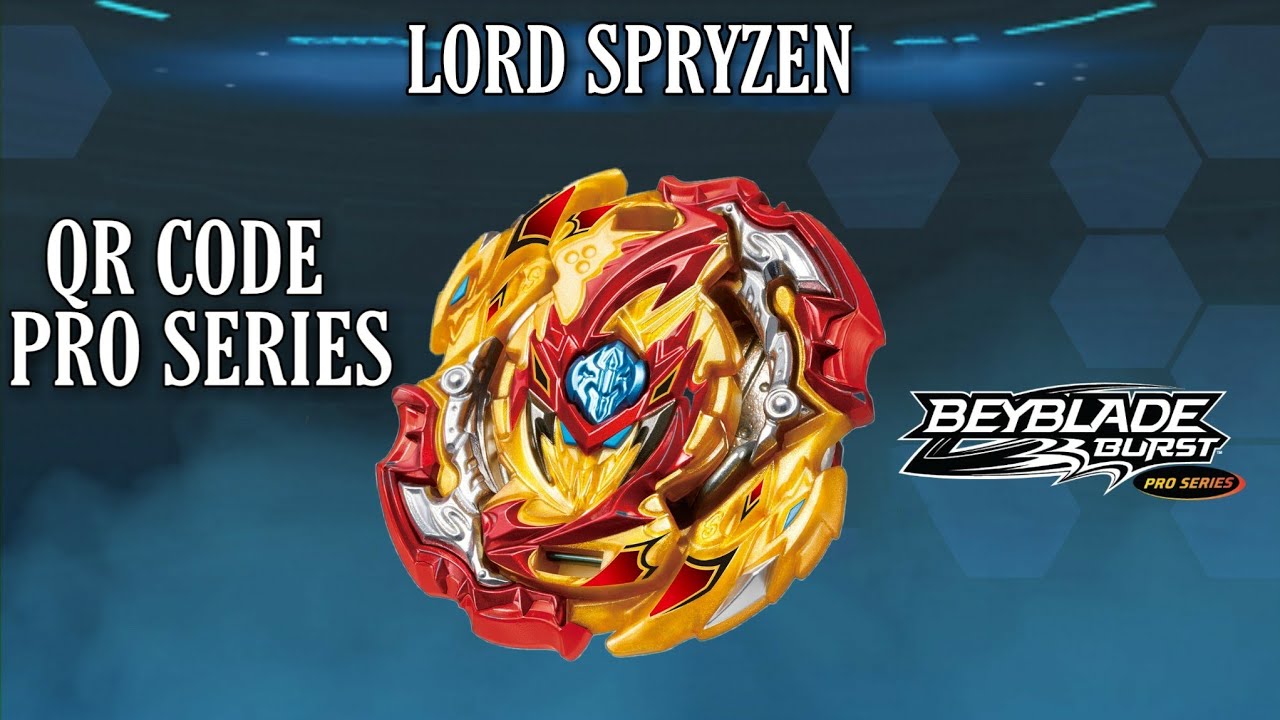 BEYBLADE BURST SURGE APP LORD SPRYZEN ( PRO SERIES ) QR CODE - YouTube