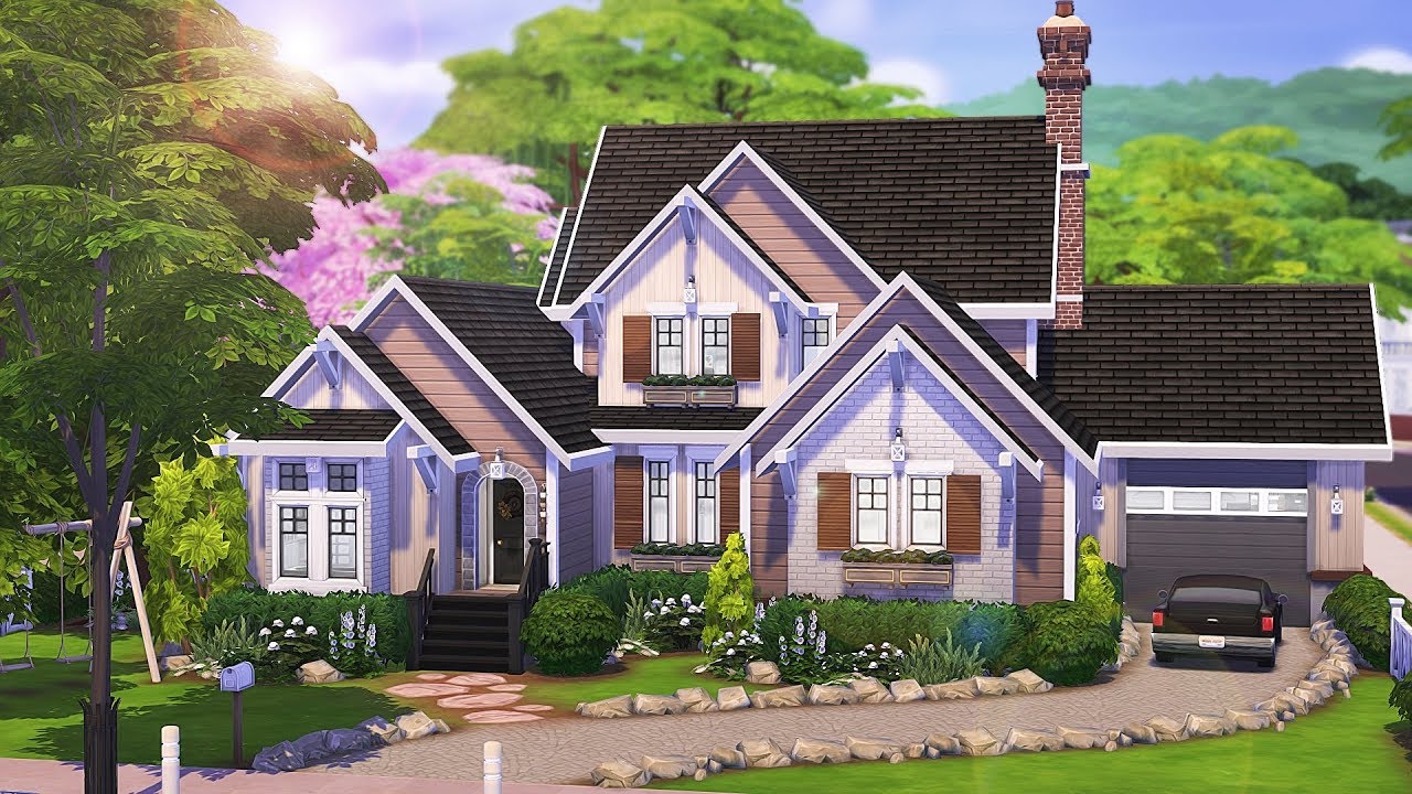 Sims 4 Two Story House