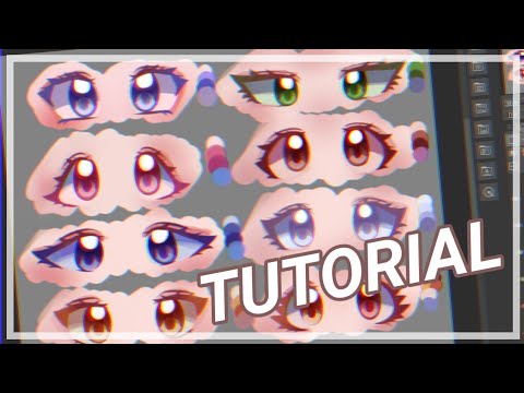 Kako senčiti oči u Anime stilu za početnike? [Tutorial] - YouTube