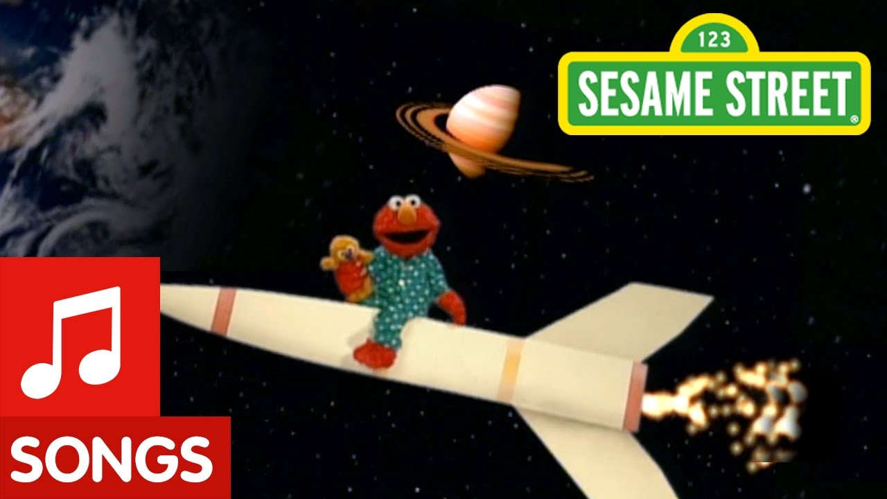 Sesame Street Planets Moon And Stars image.