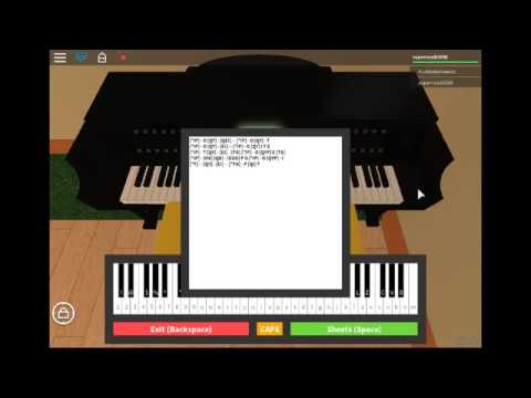 Minecraft Piano Sheet Roblox