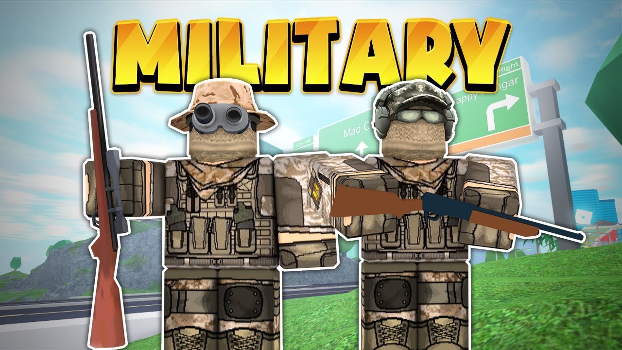 THE MILITARY VS CRIMINALS (ROBLOX MAD CITY) - YouTube