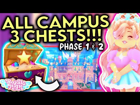 *ALL* CHEST LOCATIONS FOR CAMPUS 3 PHASE 1 & 2! SUPER QUICK GUIDE ...